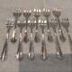11 silver-plated oyster forks by Orbrille, 13.2cm