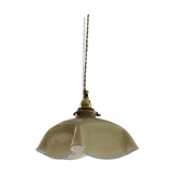 Draped opaline suspension