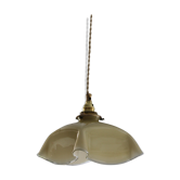 Draped opaline suspension