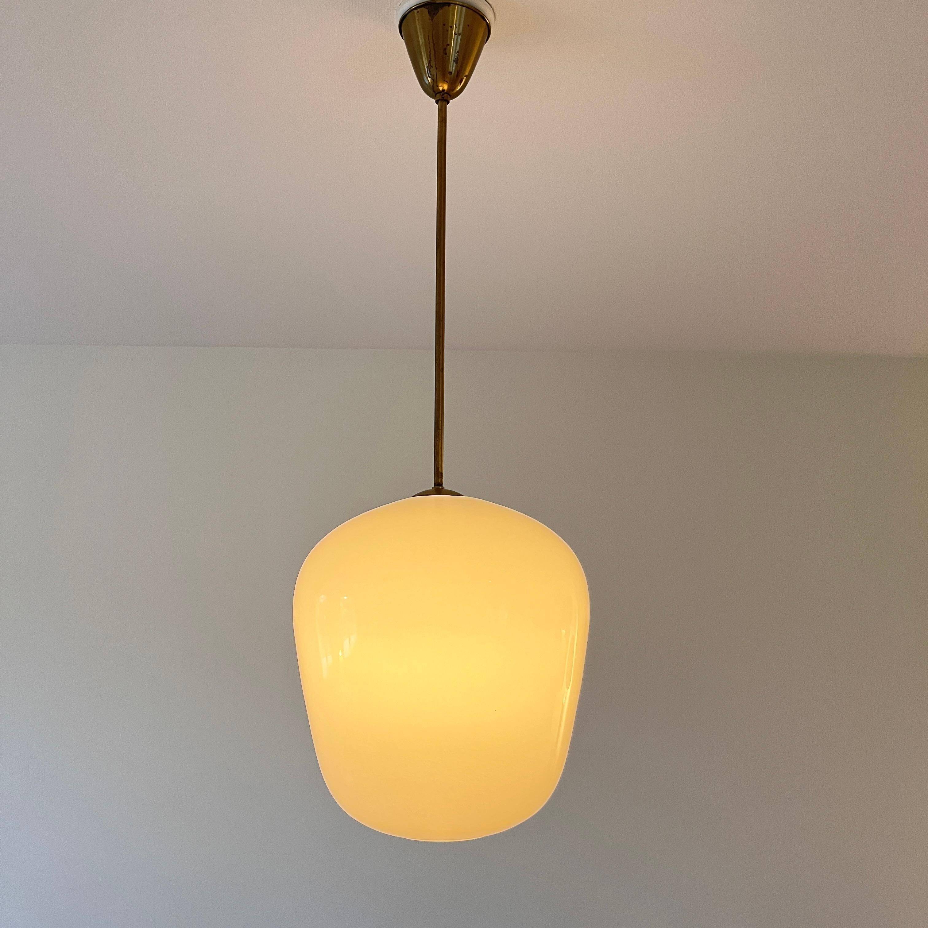 Modern Swedish pendant attributed to Carl-Axel Acking, produced by AB Chr Bergh.