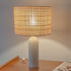 Lampe céramique et rabane