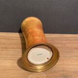 Porcelain vase signed Sèvres on bronze frame