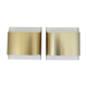 Pair of wall lights "Staff" in golden brass, 70's