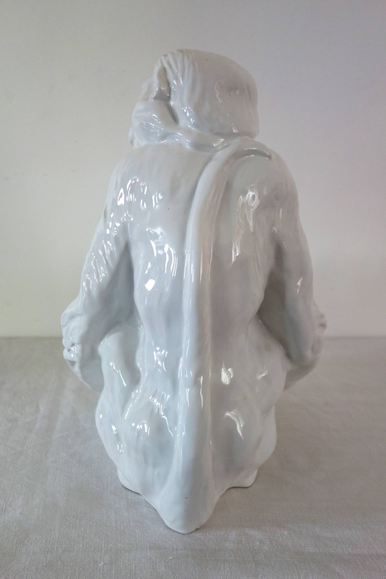 Vintage single cache-pot with ceramic bananas, Italy.