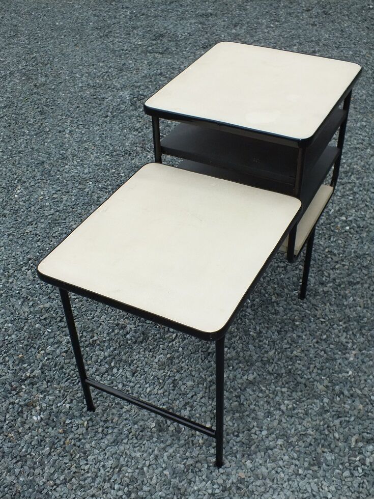 Extra furniture serving shelves years 50 black & white