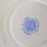 Set of 12 dessert plates in earthenware