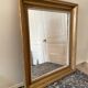 Miroir doré rectangle H53,5 X L46cm