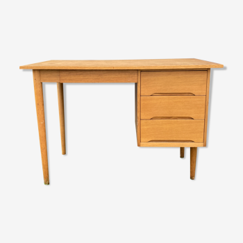 Scandinavian desk with drawer box