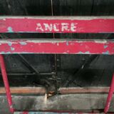 4 anciennes chaises de bistrot brasserie ancre 40's