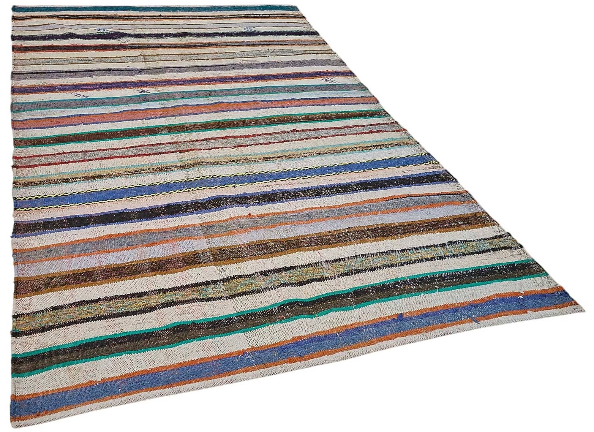 Turkish Handwoven Flatweave Chaput Kilim 186 cm x 308 cm
