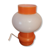 Opaline orange bedside desk lamp
