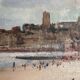 Old oil on canvas painting School of Rouen Cannes Marcel Cramoysan XX