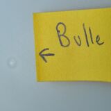 Lot de 2 demi-globes en opaline formeoeuf