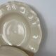 Assiettes creuses modèle ivoire à godron Sarreguemines