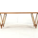 mid century modern Coffee table 'Deinum'  vintage design with magazine rack