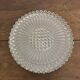 Vintage glass ceiling light "diamond points"