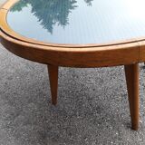 Coffee table vintage compass feet