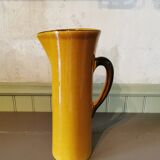 Pichet vintage jaune moutarde