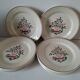 Assiettes HBCM Creil Monterau modèle Agnès