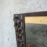 Wrought iron mirror