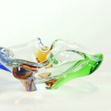 Design Art Rhapsody Collection glass bowl by Frantisek Zemek, Czechoslovakia 1960s
