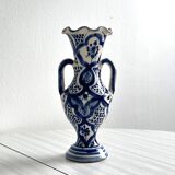 Vase peint à la main style Maghrébin.
