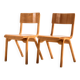 Stackable beech chair