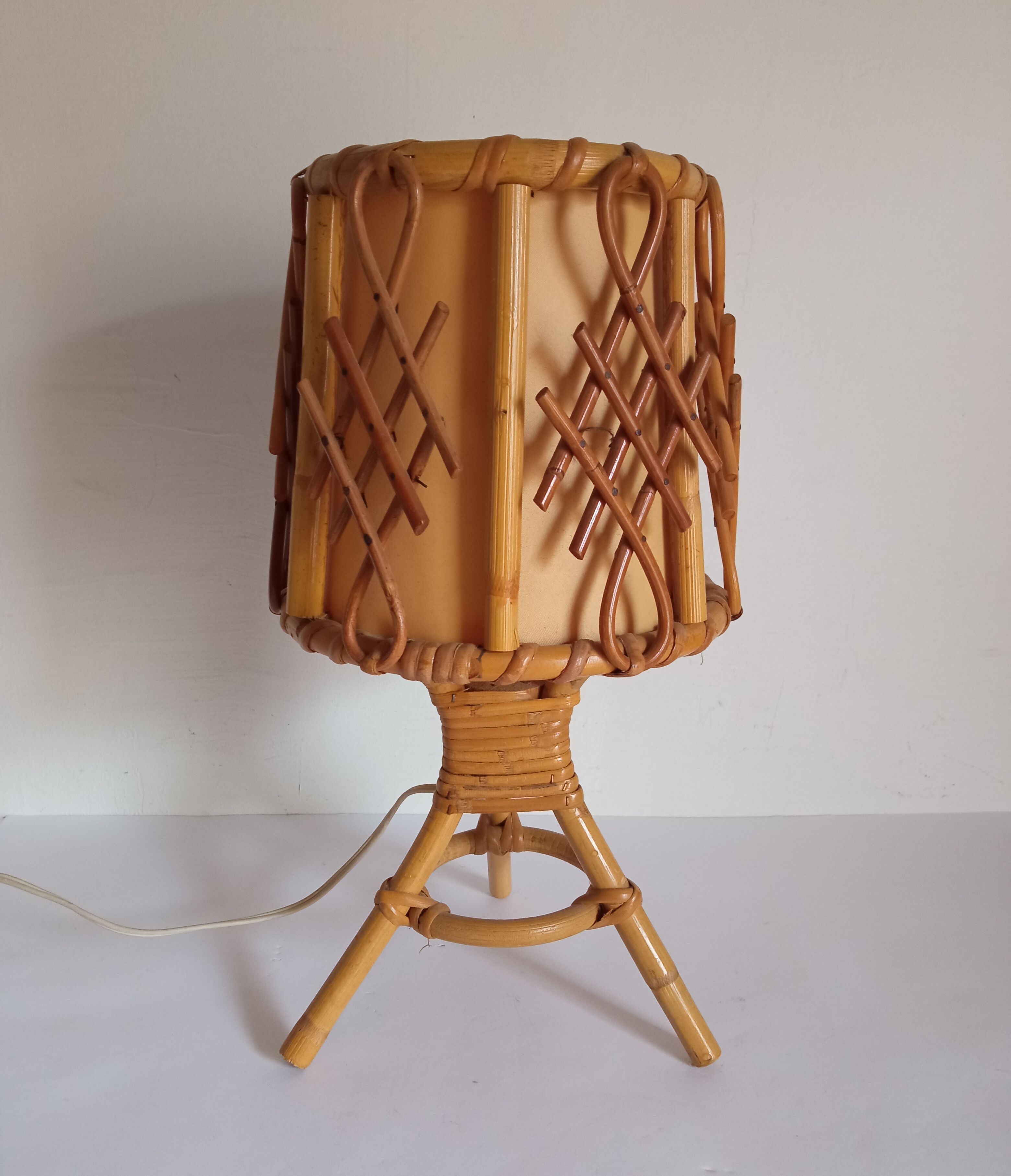 Lampe de chevet bambou