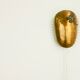 Mid century brass wall sconce
