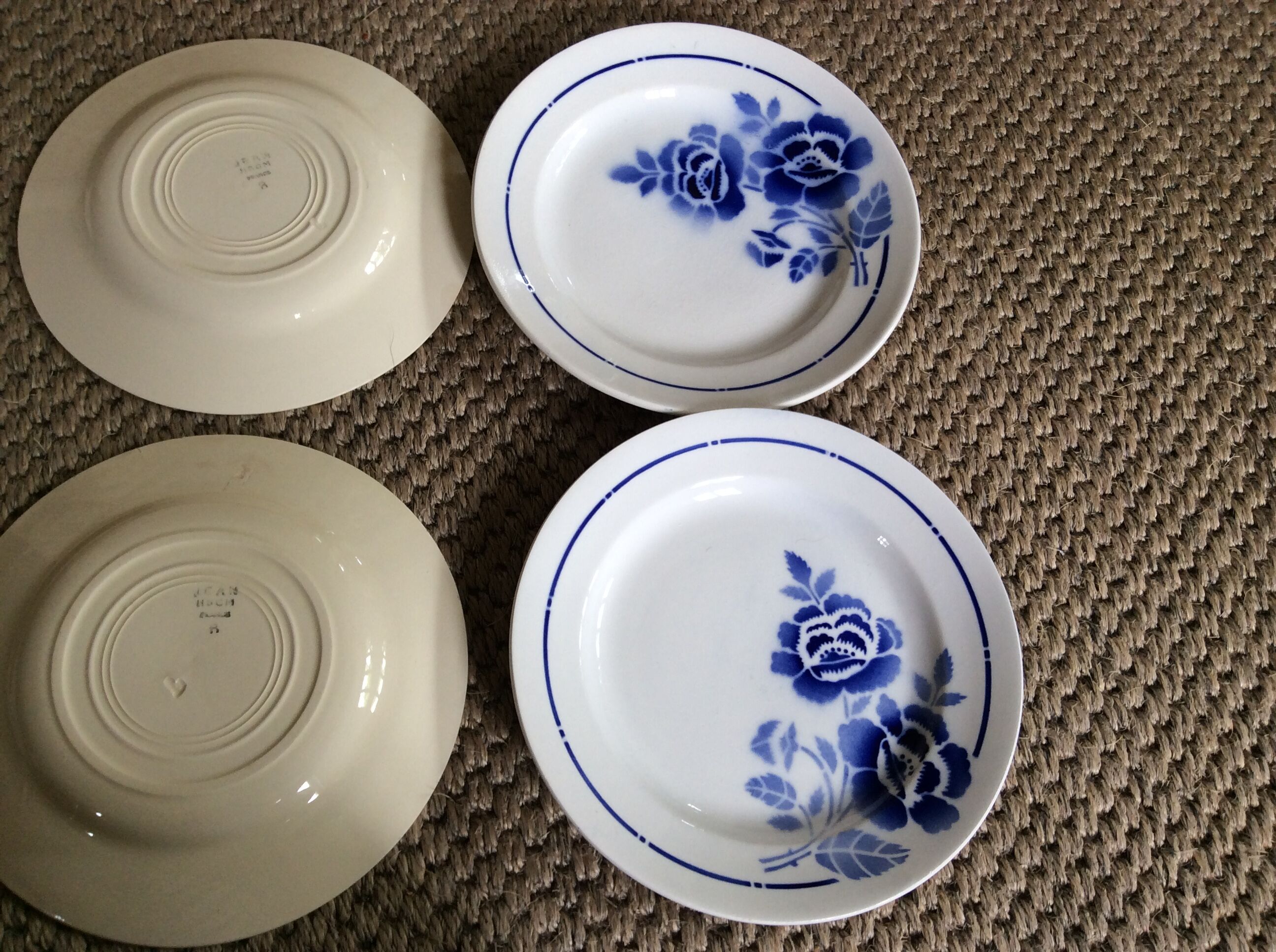 Set of 6 vintage dessert plates