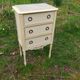 Antique Louis XVI style chest of drawers with marble top