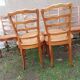 Chaises cannées