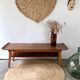 Table basse scandinave bords recourbés