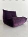 Purple "Togo" armchair by Michel Ducaroy