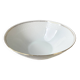 Saladier porcelaine blanche dorée BAVARIA modèle "Annabell"