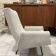 Louis Paolozzi modernist armchairs reupholstered