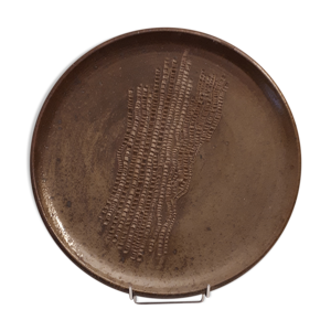 plat en grès pyrité