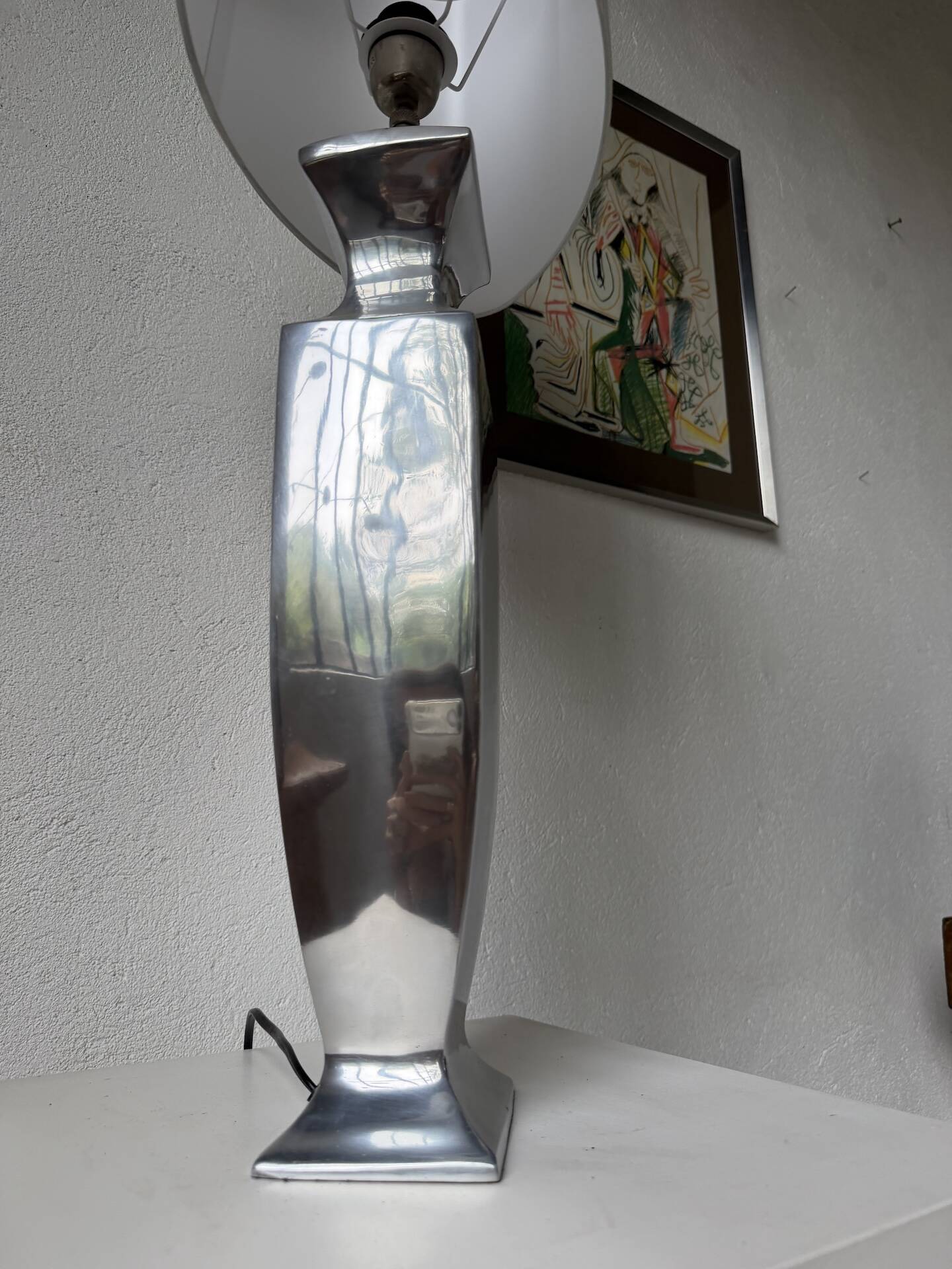 XL lamp made of aluminium 1980