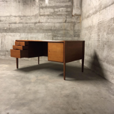 Mid-Century German Teak Executive Desk from Wilhelm Renz, 1960s