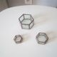 Jewelry box showcase trundle glass and brass 50s/60s