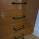Commode vintage en bois à 8 tiroirs, esprit scandinave