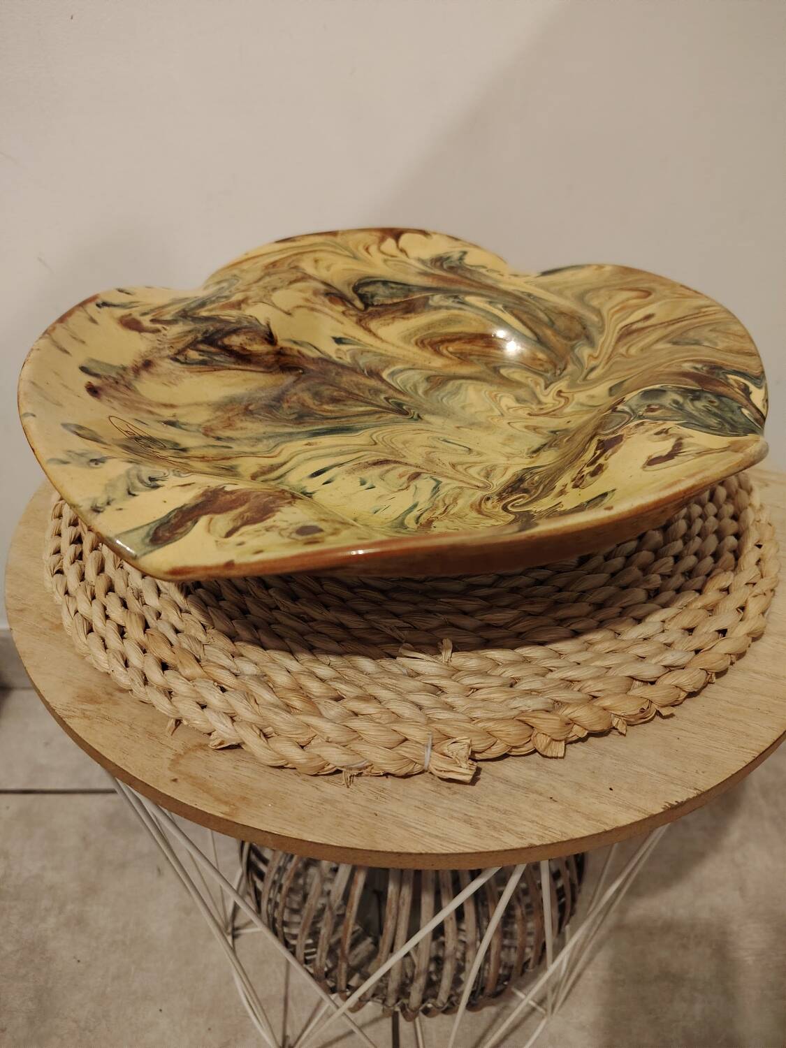 Terracotta salad bowl