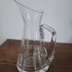 Art Deco crystal jug / pitcher