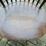 Large format chair turned wood