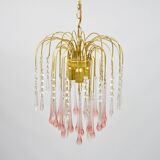Chandelier designed by P. Venini, Italy, 1970s