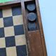 Vintage 50s-60s! Magnificent complete draughts set 100% wood.