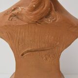 Plaster bust from the Belle Époque period by Jindřich Říha, 1890s.