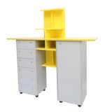 Gray and yellow storage unit Netherlands 1980 s