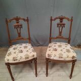 Pair of finely carved chairs