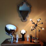 Lampe spoutnik chromée vintage